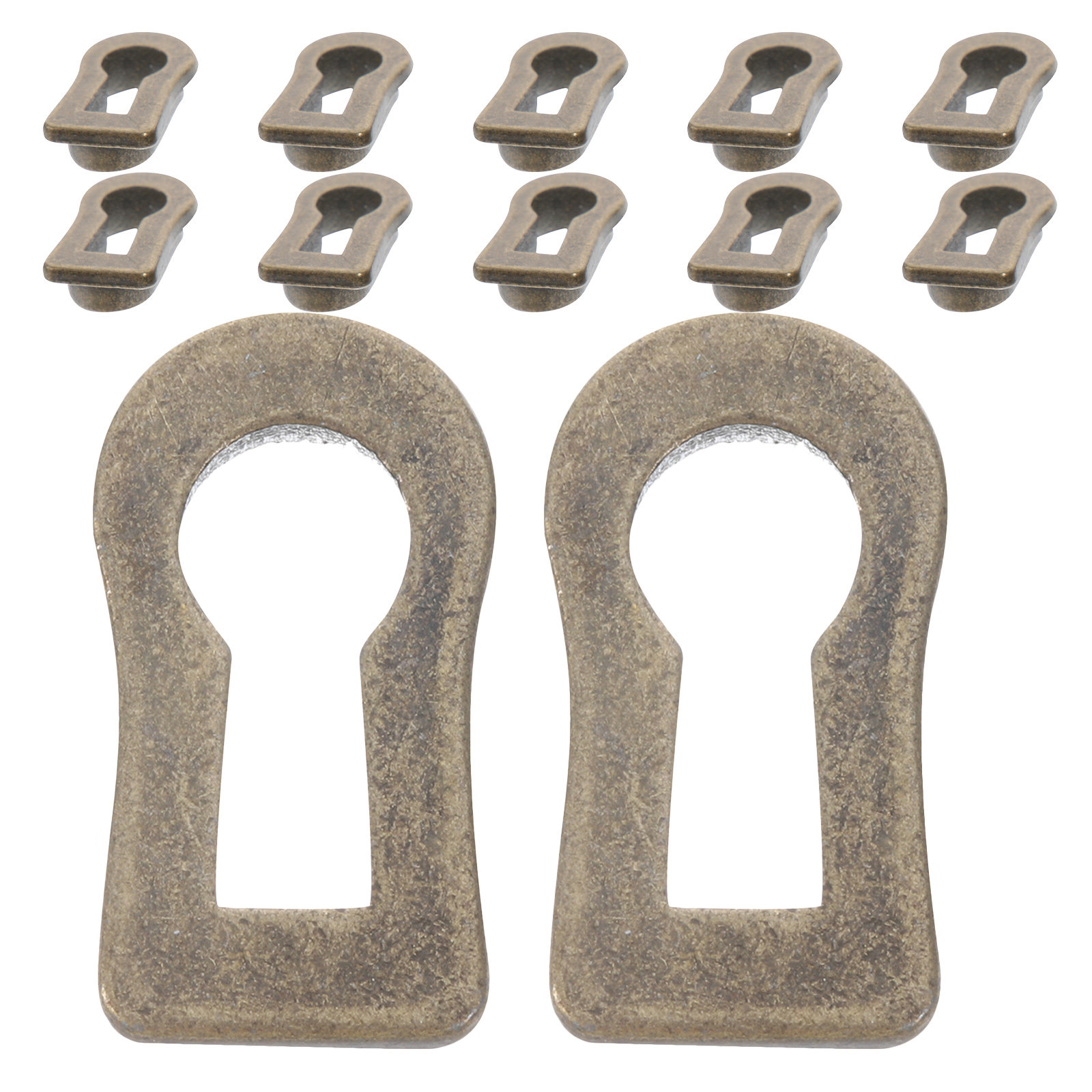 Furniture Hardware Manufacturer - 12 stuks ovale decoratieve sleutelgatplaatjes voor