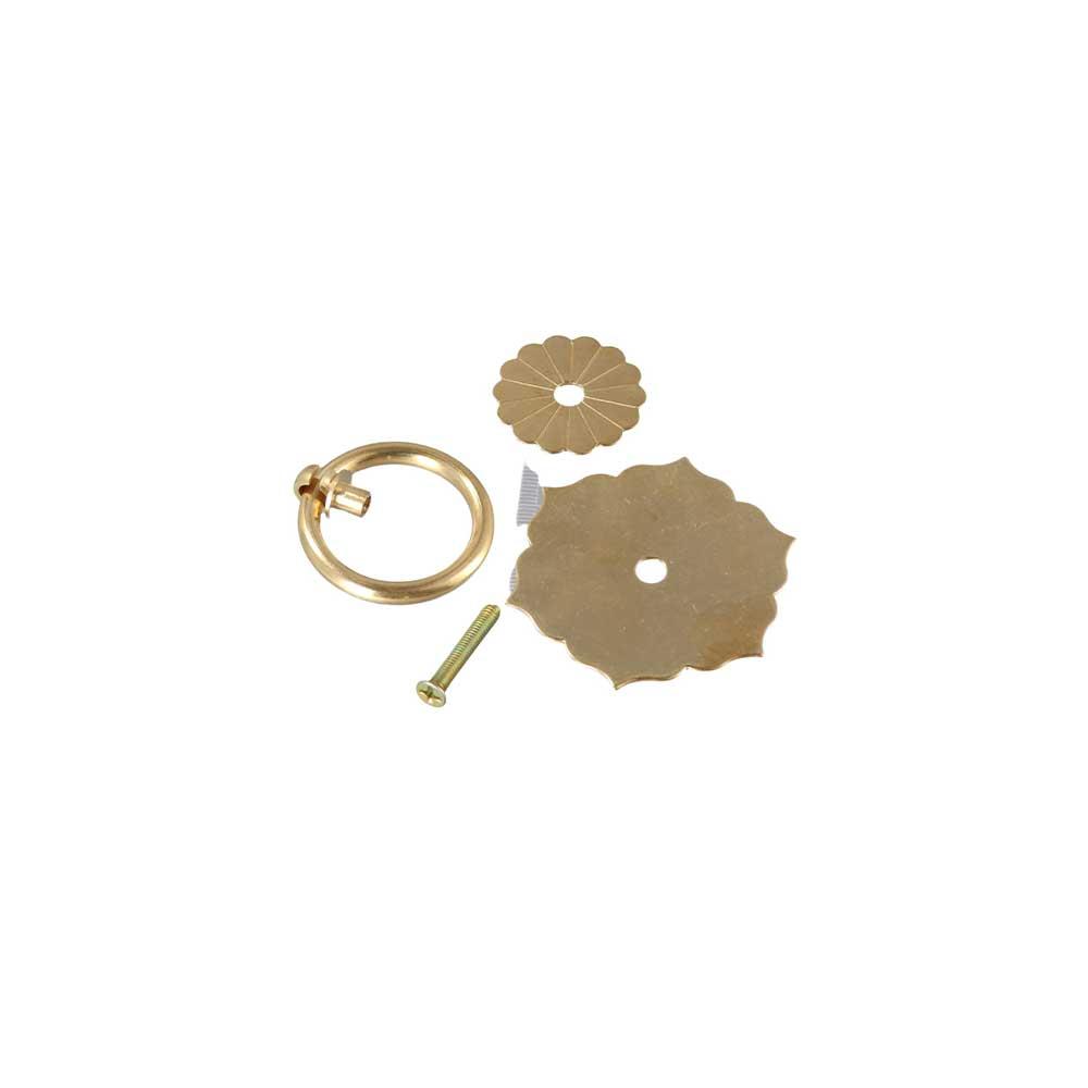 Furniture Hardware Drop Pulls - Bronzen messing achterplaat, kastbeslag, deur- en