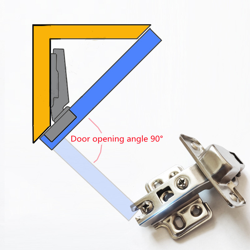 KK&FING - 45 graden hoek schar - Cabinet Hinge Overlay recensie en prijs