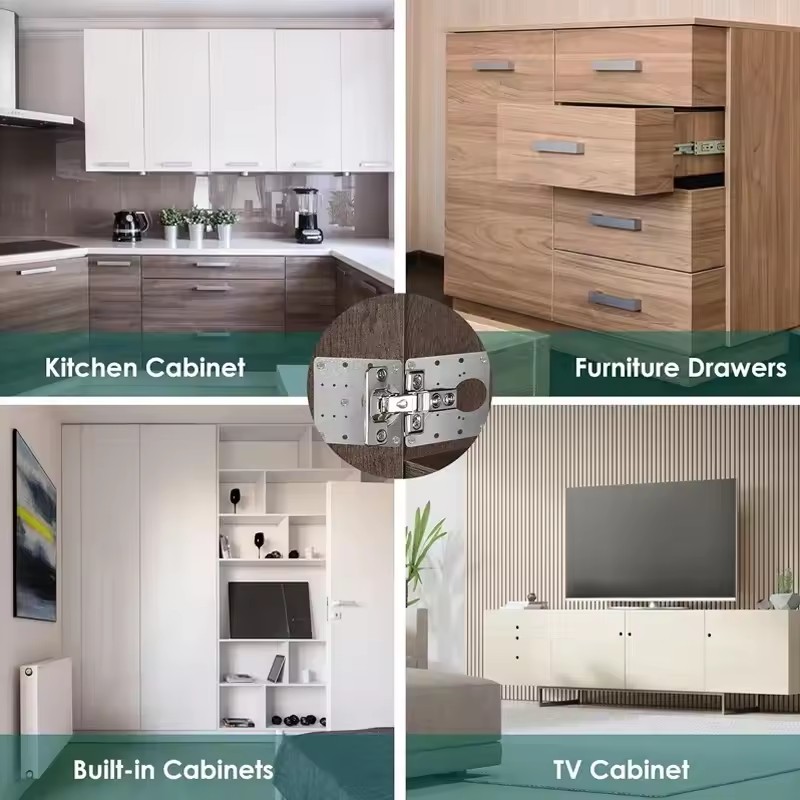 2-8 stuks roestvrijstalen kast - Cabinet Hinge Overlay recensie en prijs