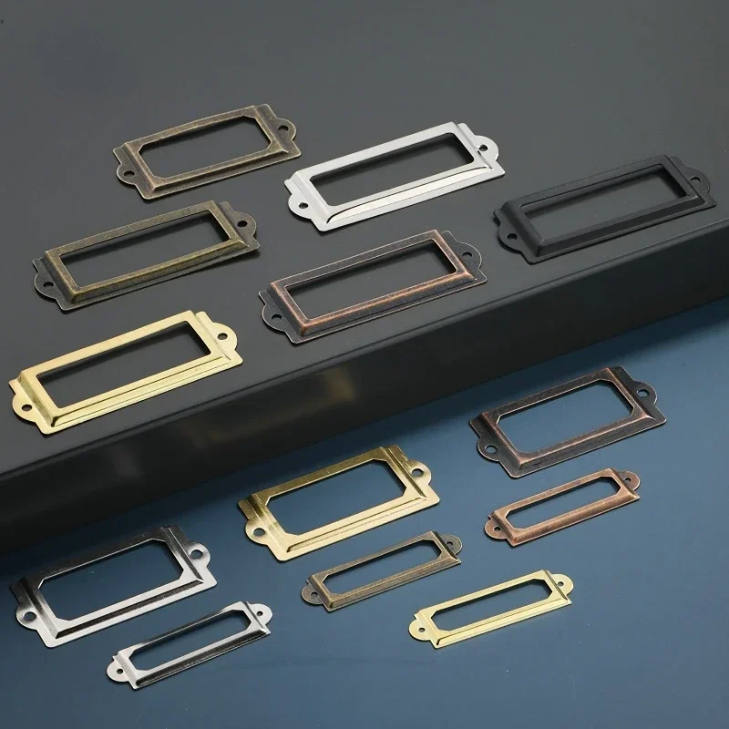 20 stuks antieke metalen naamp - Furniture Hardware Names recensie en prijs